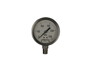 63mm All Stainless Bottom Entry Gauge